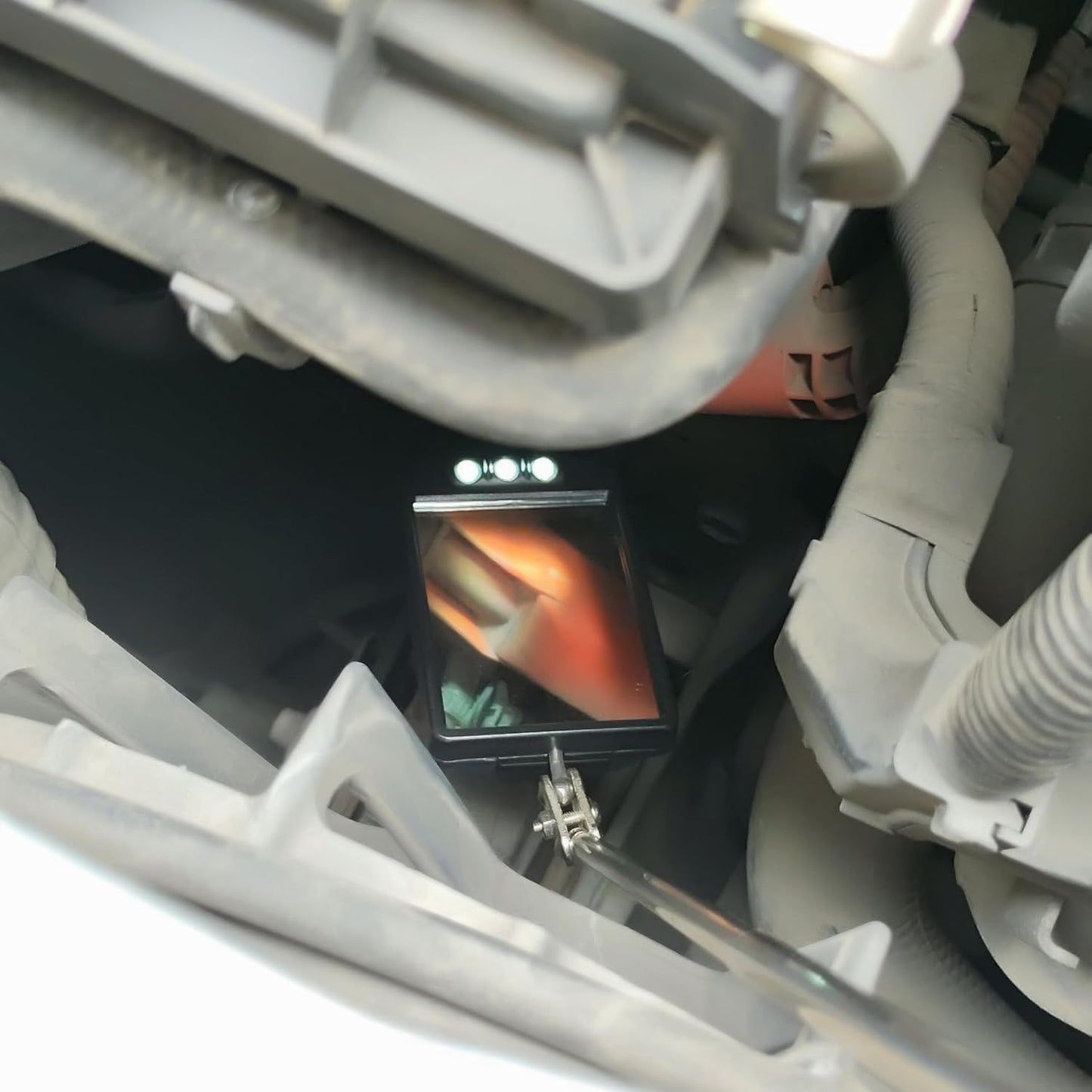 LED مرآة الفحص التيليسكوبية مع  إضاءة